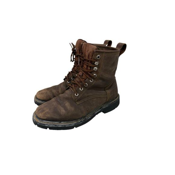 Cody James Kiltie Soft Toe Waterproof Boot Brown Leather Lace Up Men's Size 8.5D - Picture 1 of 13